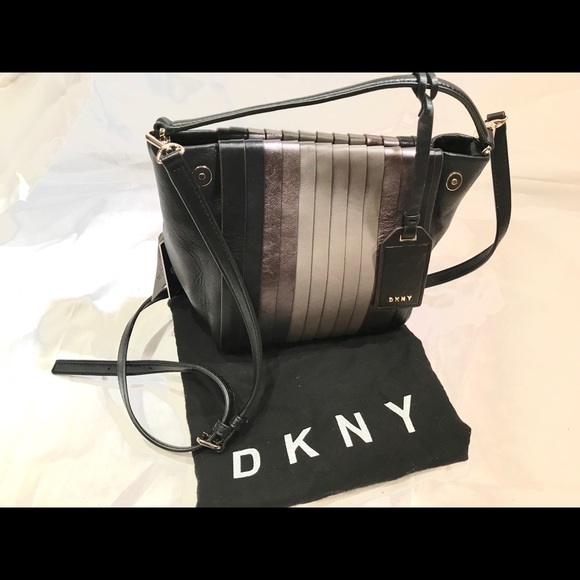 Dkny Handbags - NWT DKNY pleated bucket bag